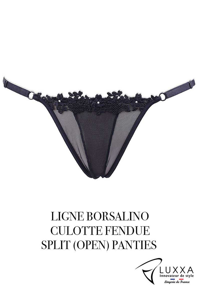 Luxxa CULOTTE FENDUE DOS PLISSE